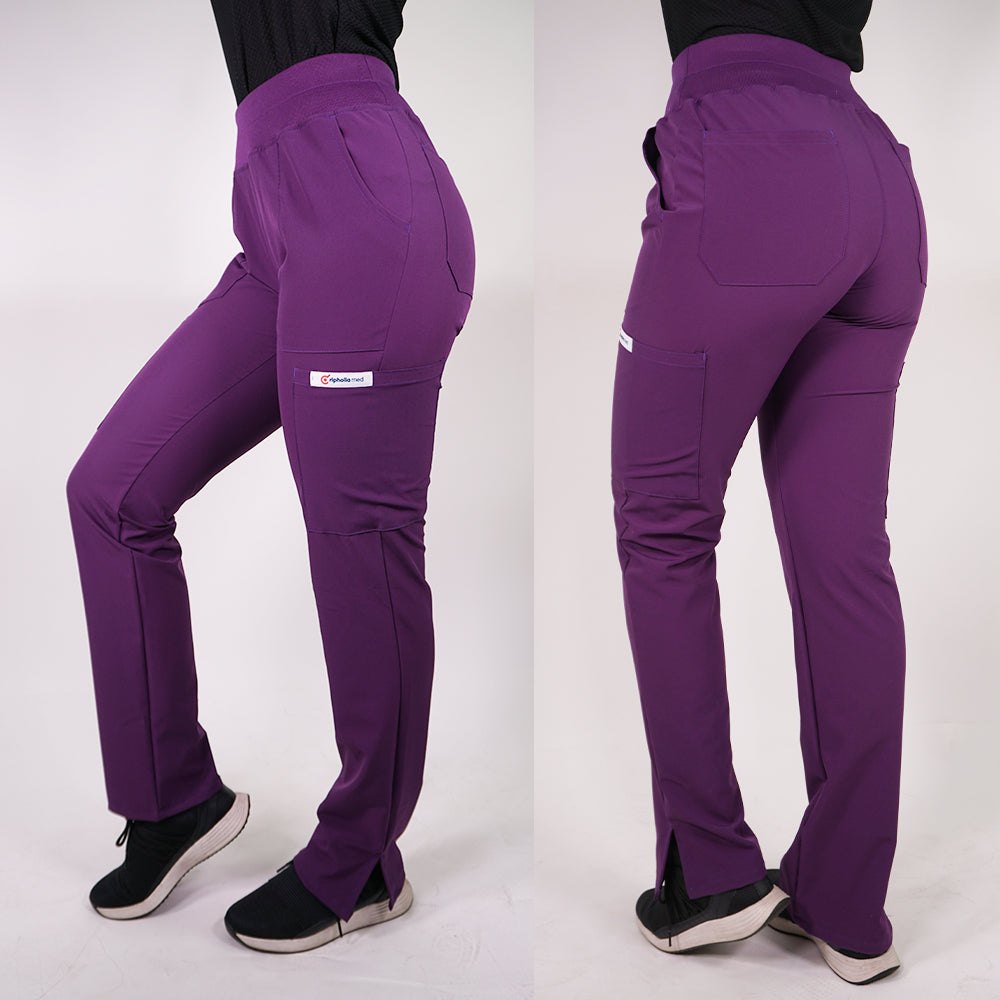 Pantalón Antifluidos Mujer PM Morado 2 — libreta de bolsillo para estudiantes de enfermería | Enfermera Rosada (1)