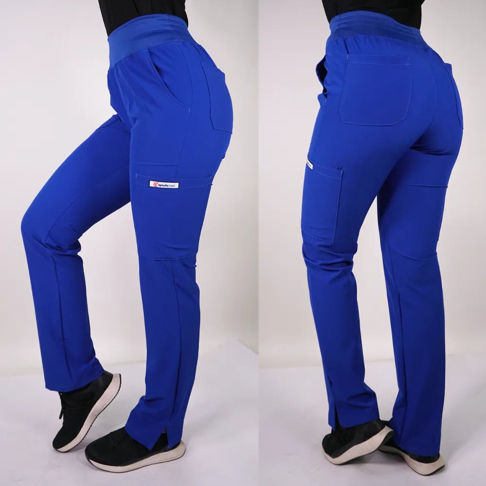 Pantalón Antifluidos Mujer PM Azul Rey — libreta de bolsillo para estudiantes de enfermería | Enfermera Rosada (1)