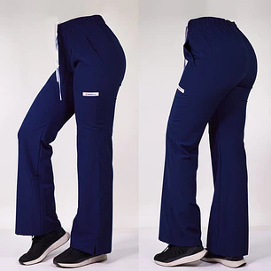 Pantalón Antifluidos Mujer Roma Azul Marino — libreta de bolsillo para estudiantes de enfermería | Enfermera Rosada