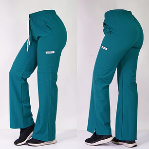 Pantalón Antifluidos Mujer Roma Verde Turquesa — libreta de bolsillo para estudiantes de enfermería | Enfermera Rosada