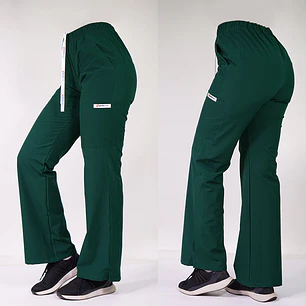 Pantalón Antifluidos Mujer Roma Verde Botella — libreta de bolsillo para estudiantes de enfermería | Enfermera Rosada