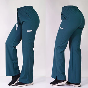 Pantalón Antifluidos Mujer Roma Verde Petróleo — libreta de bolsillo para estudiantes de enfermería | Enfermera Rosada