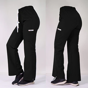 Pantalón Antifluidos Mujer Roma Negro — libreta de bolsillo para estudiantes de enfermería | Enfermera Rosada