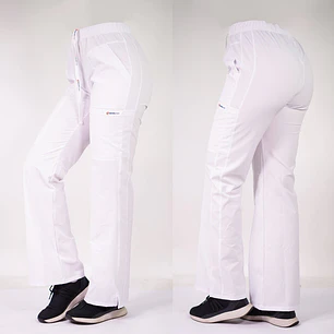 Pantalón Antifluidos Mujer Roma Blanco — libreta de bolsillo para estudiantes de enfermería | Enfermera Rosada