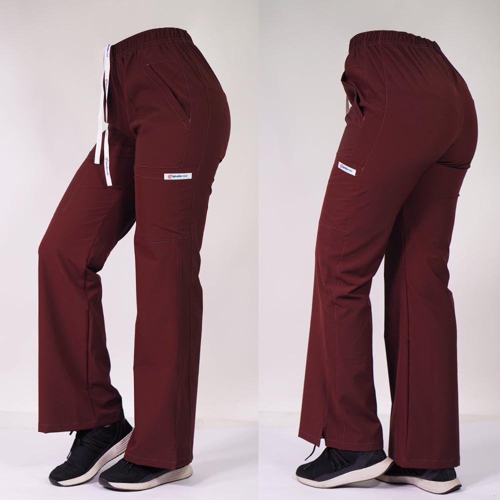 Pantalón Antifluidos Mujer Roma Burdeo 2 — libreta de bolsillo para estudiantes de enfermería | Enfermera Rosada (1)