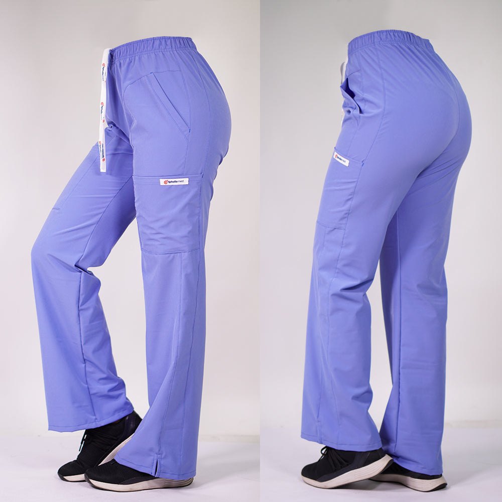 Pantalón Antifluidos Mujer Roma Celeste — libreta de bolsillo para estudiantes de enfermería | Enfermera Rosada (1)