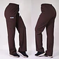 Pantalón Recto Antifluidos Unisex Café - Miniatura 1