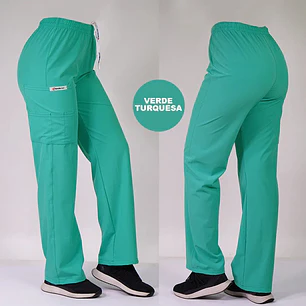 Pantalón Recto Antifluidos Unisex Verde Pastel — libreta de bolsillo para estudiantes de enfermería | Enfermera Rosada