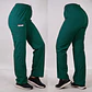 Pantalón Recto Antifluidos Unisex Verde Pabellón - Miniatura 1