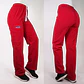 Pantalón Recto Antifluidos Unisex Rojo - Miniatura 1