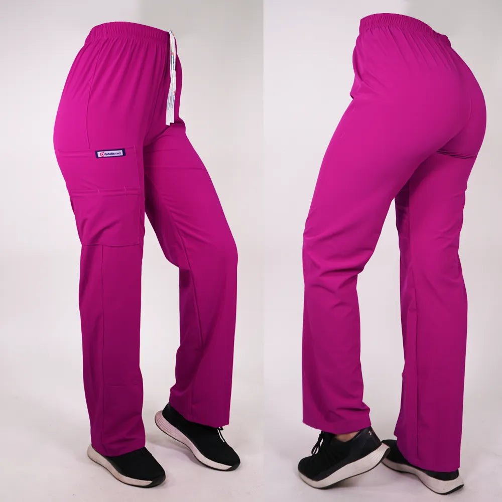 Pantalón Recto Antifluidos Unisex Fucsia — libreta de bolsillo para estudiantes de enfermería | Enfermera Rosada (1)
