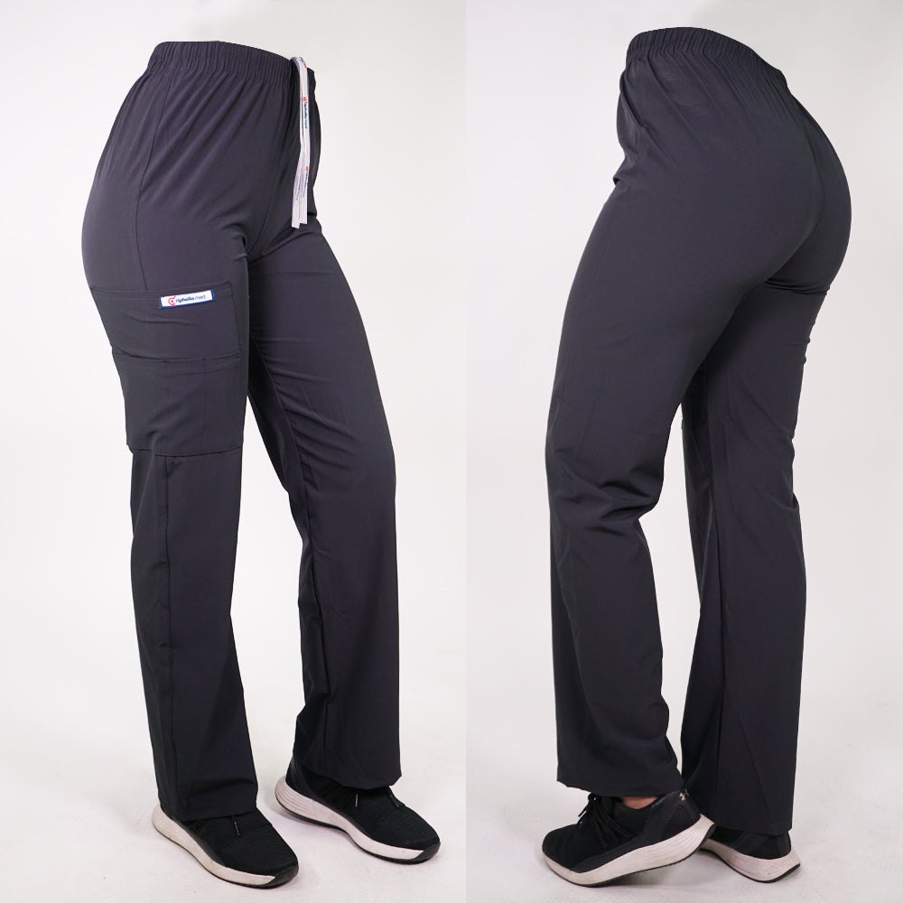 Pantalón Recto Antifluidos Unisex Gris — libreta de bolsillo para estudiantes de enfermería | Enfermera Rosada (1)