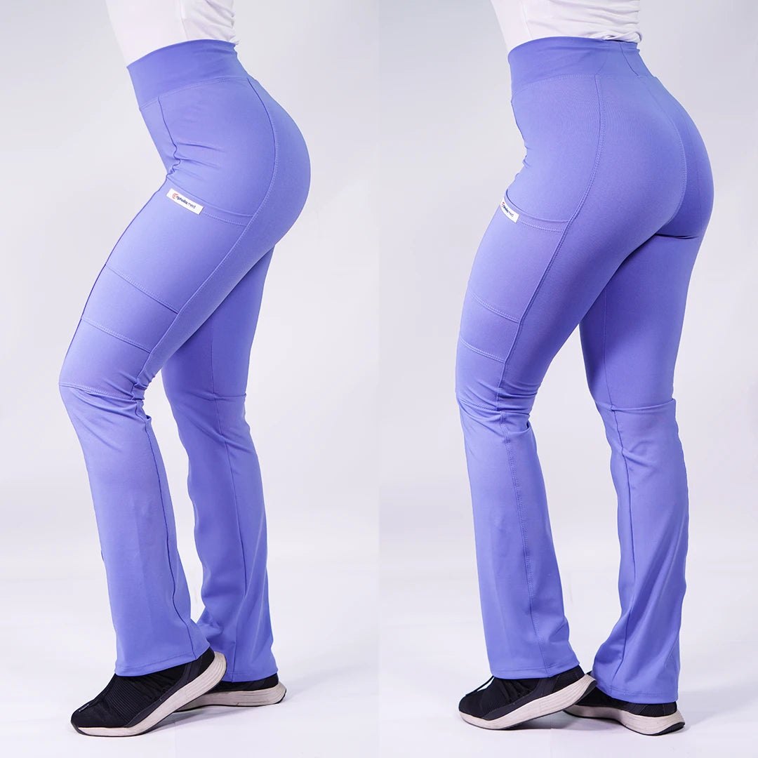 Pantalón Clínico Mujer Flexxy Celeste — libreta de bolsillo para estudiantes de enfermería | Enfermera Rosada (1)