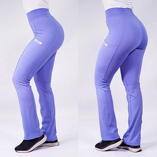 Pantalón Clínico Mujer Flexxy Celeste — libreta de bolsillo para estudiantes de enfermería | Enfermera Rosada