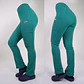 Pantalón Clínico Spandex Mujer Verde Turquesa - Miniatura 1