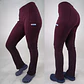 Pantalón Clínico Spandex Mujer Burdeo 2 - Miniatura 1