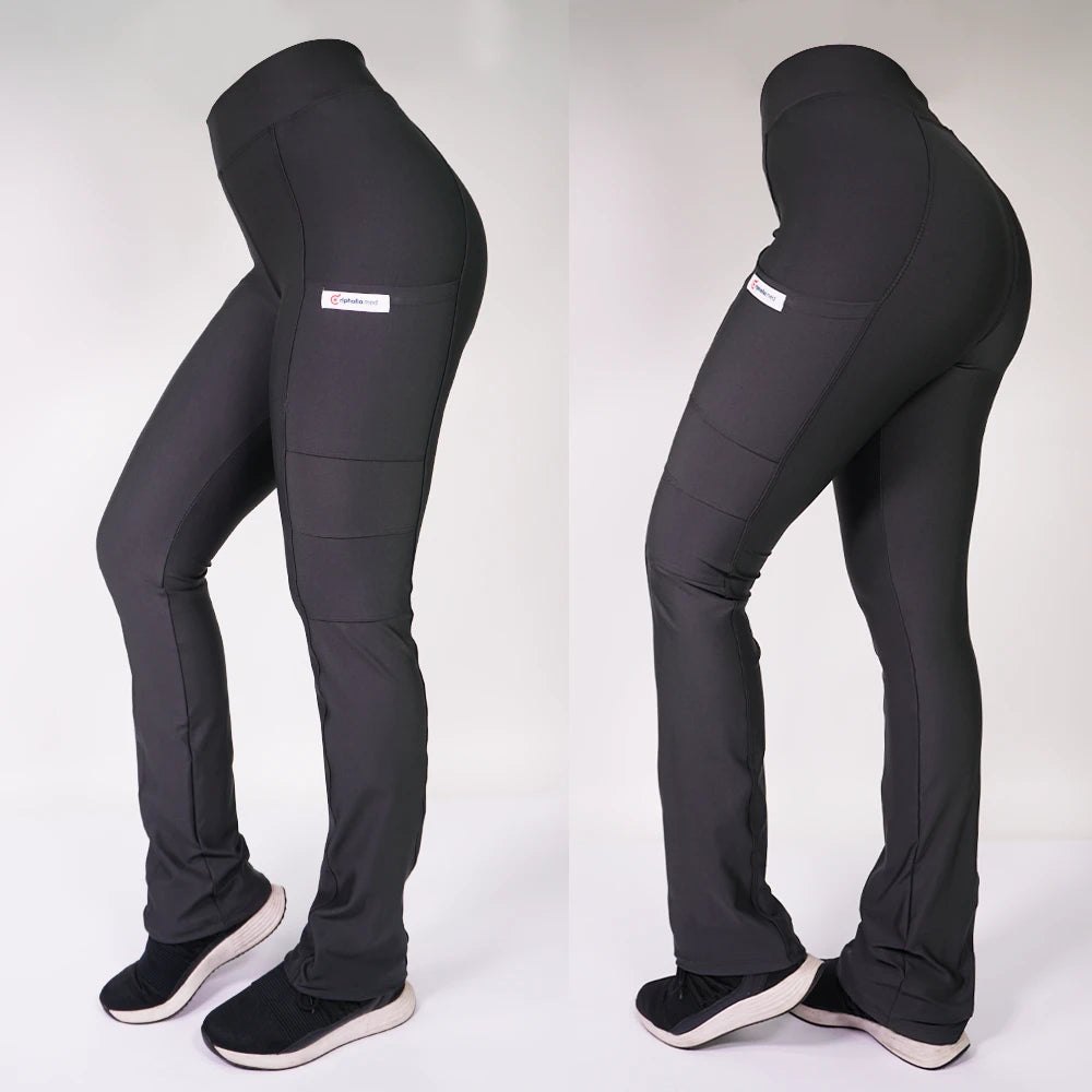 Pantalón Clínico Spandex Mujer Gris 2 — libreta de bolsillo para estudiantes de enfermería | Enfermera Rosada (1)