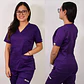 Delantal de Algodón Mujer Morado - Miniatura 1