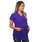 Delantal Elasticado Maternal Morado - Miniatura 1