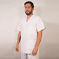 Delantal Antifluidos Hombre Blanco - Miniatura 1