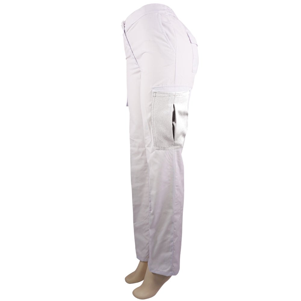 Pantalón Clínico de Popelina Mujer Blanco — libreta de bolsillo para estudiantes de enfermería | Enfermera Rosada (1)