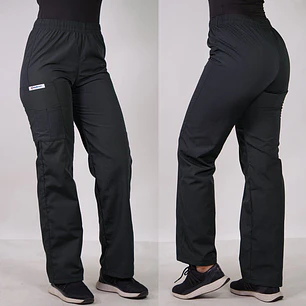 Pantalón Clínico de Popelina Unisex Gris — libreta de bolsillo para estudiantes de enfermería | Enfermera Rosada