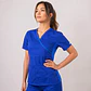 Delantal de Popelina Mujer Azul Rey 2 - Miniatura 1