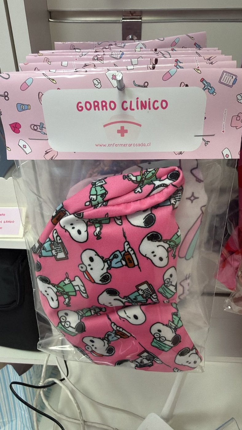 Gorro Clínico Estampado — libreta de bolsillo para estudiantes de enfermería | Enfermera Rosada (1)