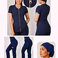Conjunto Clínico Antifluido Mujer 3 Piezas Lirio Azul Marino - Miniatura 1