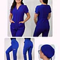 Conjunto Clínico Antifluido Mujer 3 Piezas Azalea Azul Rey - Miniatura 1