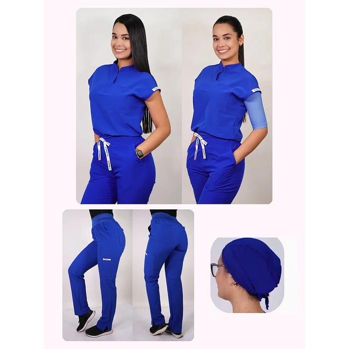 Conjunto Clínico Antifluido Mujer 3 Piezas Amapola
