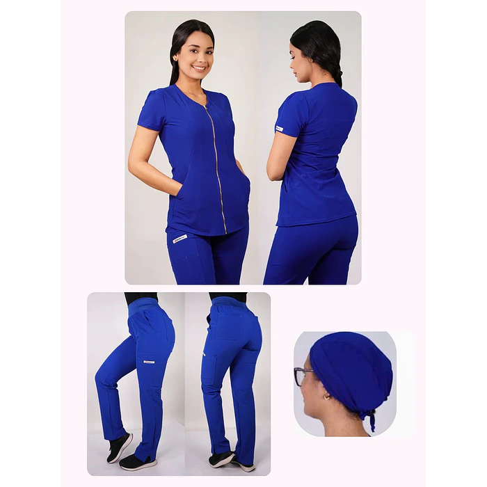 Conjunto Clínico Antifluido Mujer 3 Piezas Lirio