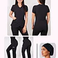 Conjunto Clínico Antifluido Mujer 3 Piezas Tulipán Negro - Miniatura 1