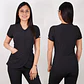 Conjunto Clínico Antifluido Mujer 3 Piezas Tulipán Negro - Miniatura 2