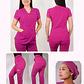 Conjunto Clínico Antifluido Mujer 3 Piezas Tulipán Fucsia - Miniatura 1