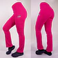 Dúo Clínico Delantal Elasticado + Pantalón Spandex Fucsia - Miniatura 3