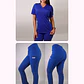 Dúo Clínico Delantal Elasticado + Pantalón Spandex Azul Rey - Miniatura 1