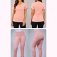 Dúo Clínico Delantal Elasticado + Pantalón Flexxy Rosa Pastel - Miniatura 1