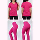 Dúo Clínico Delantal Elasticado + Pantalón Flexxy Fucsia - Miniatura 1