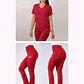 Dúo Clínico Delantal Elasticado + Pantalón Flexxy Rojo - Miniatura 1