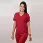 Dúo Clínico Delantal Elasticado + Pantalón Flexxy Rojo - Miniatura 2