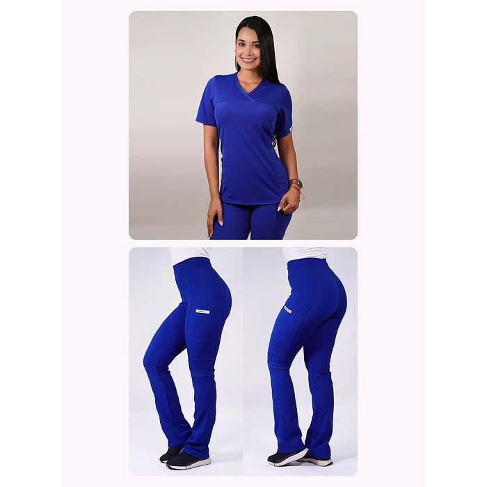 Dúo Clínico Delantal Elasticado + Pantalón Flexxy