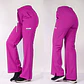Dúo Clínico Delantal Elasticado + Pantalón Roma Fucsia - Miniatura 3