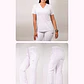Dúo Clínico Delantal Elasticado + Pantalón Roma Blanco - Miniatura 1