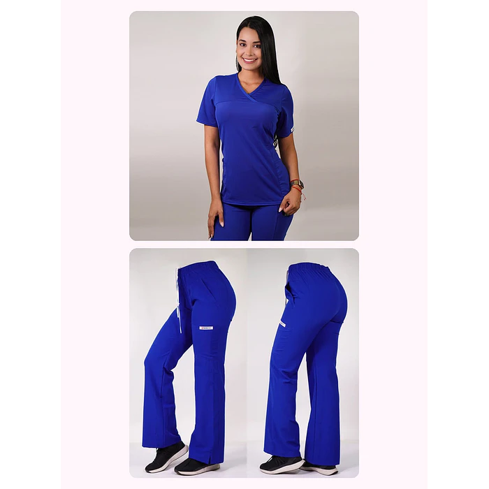 Dúo Clínico Delantal Elasticado + Pantalón Roma