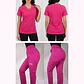 Dúo Clínico Delantal Elasticado + Pantalón PM Fucsia - Miniatura 1