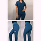 Dúo Clínico Delantal Elasticado + Pantalón PM Verde Petróleo - Miniatura 1