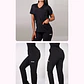 Dúo Clínico Delantal Elasticado + Pantalón PM Negro - Miniatura 1