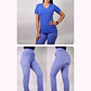 Dúo Clínico Delantal Elasticado + Pantalón PM Celeste - Miniatura 1