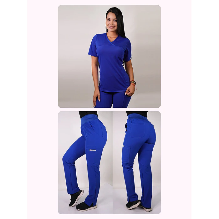 Dúo Clínico Delantal Elasticado + Pantalón PM